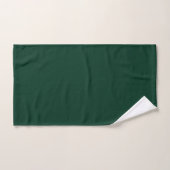 Couleur solide vert foncé (Serviette à main)