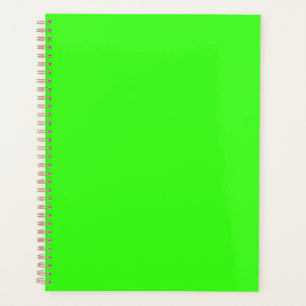 Couleur solide verte néon   Classique