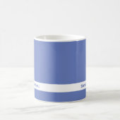 Couleur tendance - Bijou bleu Nom Mug (Centre)