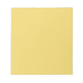 Couleur tendance - Bloc-notes jaune doux (Devant)