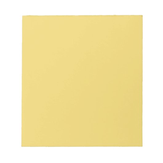 Couleur tendance - Bloc-notes jaune doux (Devant)