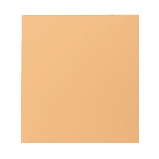 Couleur tendance - Bloc-notes orange doux (Devant)