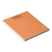 Couleur tendance - Bloc-notes Tangerine frais (Incliné)