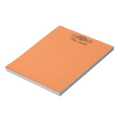 Couleur tendance - Bloc-notes Tangerine frais (Tourné)