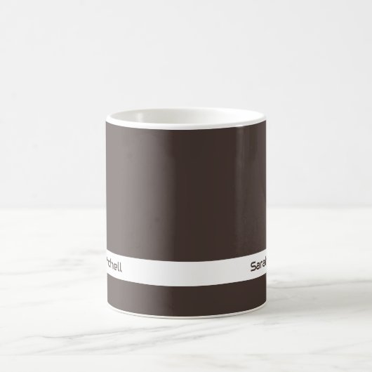 Couleur tendance - Café Nom Brown Mug (Centre)