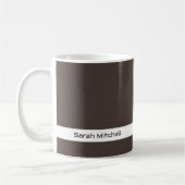 Couleur tendance - Café Nom Brown Mug (Gauche)
