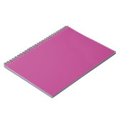 Couleur tendance - Carnet rose Berry (Côté gauche)