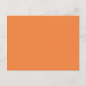 Couleur tendance - Carte postale solide Tangerine  (Devant)