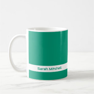 Couleur tendance - Jade Green Name Mug