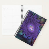 Couleur tendance moderne abstraite fleur fractale (Devant avec enveloppe)
