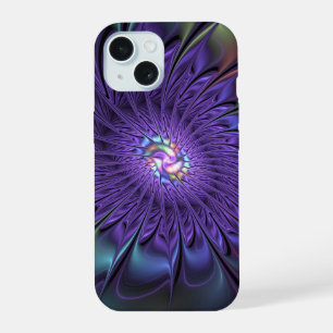 Couleur tendance moderne abstraite florale fractal