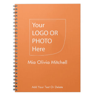Couleur Tendance Orange Fraîche - Cahier de Logo/P