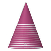 Couleur Tendance - Rayures Chapeau de Fête Baies R (Gauche)