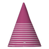 Couleur Tendance - Rayures Chapeau de Fête Baies R (Droite)