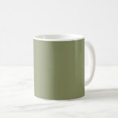 Couleur tendance - Reed Green Minimalist Mug (Devant droit)