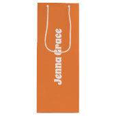 Couleur tendance - Sac cadeau de vin frais Tangeri (Devant)