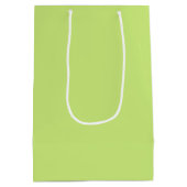 Couleur tendance - Sac cadeau vert printemps moyen (Dos)