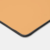 Couleur tendance Soft Orange Desk Mat (Coin)