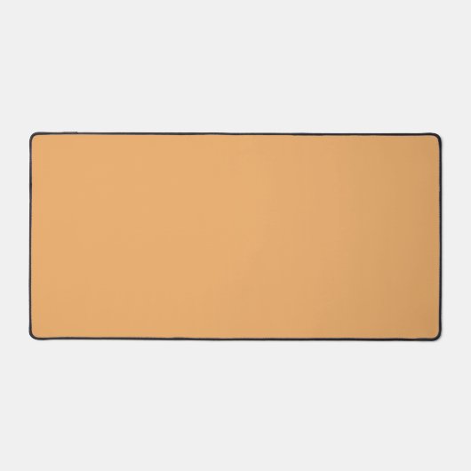 Couleur tendance Soft Orange Desk Mat (Recto)