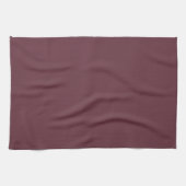 Couleur tendance - Vin rouge foncé Serviette de cu (Horizontal)