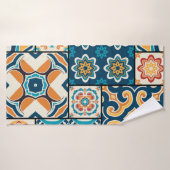 Couleur traditionnelle portugaise ornée (Serviette de bain)