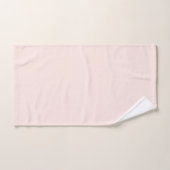 Couleur Uni Douce Pêche Pastel (Serviette à main)