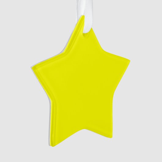 Couleur uni jaune néon (devant)