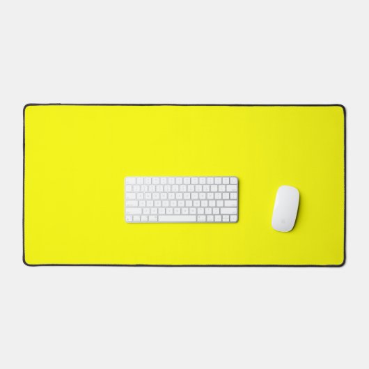 Couleur uni jaune néon (Clavier et souris)