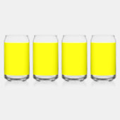 Couleur uni jaune néon (Dos)