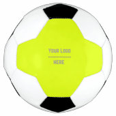 couleur unie fluorescent jaune - votre logo (Devant)