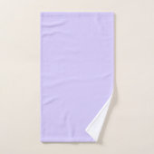Couleur unie lavande pâle (Serviette à main)