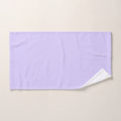 Couleur unie lavande pâle (Serviette à main)