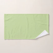 Couleur unie vert pomme pastel  (Serviette à main)