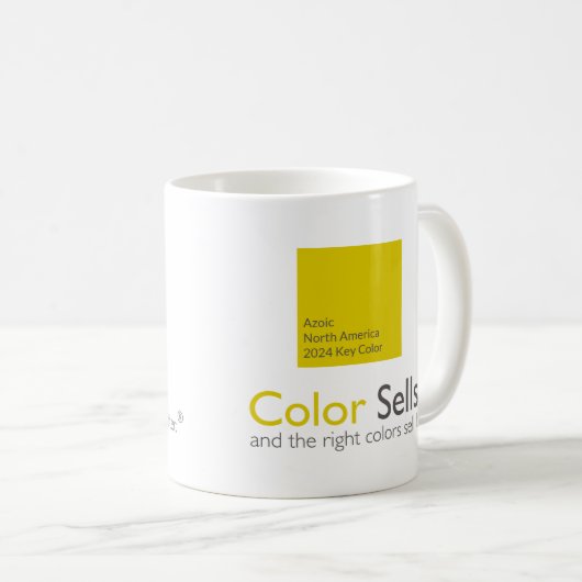 COULEUR VENTE MUG Azoïque Amérique du Nord 2023 CL (Devant droit)