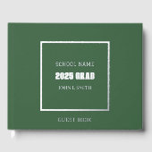 Couleur Vert Chasseur École Remise des diplômes (Recto)