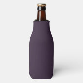 Couleur violet solide Personnaliser le Glacière de (Bottle Devant)