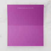 Couleur violette d'aquarelle d'art invité cartes d (Intérieur déplié)