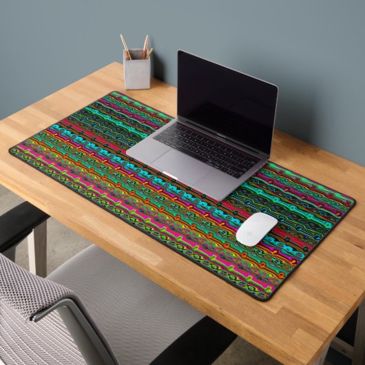 Couleur vive Fou coloré Abstrait Motif (Bureau 2)