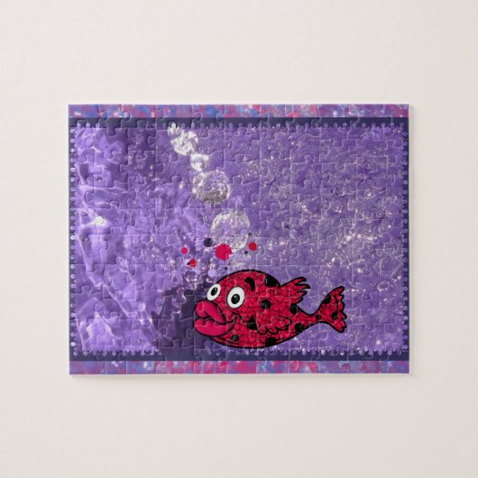 Couleur Votre Monde Bain Poisson Jigsaw Puzzle (Horizontal)