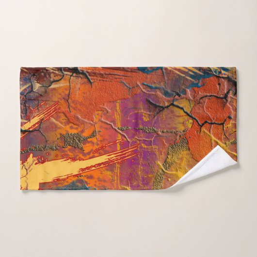 Couleurs Abstraites, art (Serviette à main)