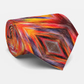 Couleurs Abstraites coucher de soleil Cravate - Fê (Roulé)