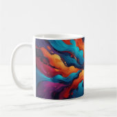 Couleurs Abstraites Couleurs de Mug Pop Style Art (Gauche)
