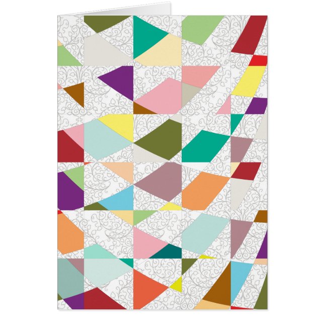 Couleurs Abstraites Damask (Devant)