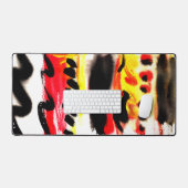 Couleurs Abstraites de couleur rouge rouge jaune (Clavier et souris)