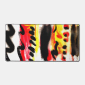 Couleurs Abstraites de couleur rouge rouge jaune (Recto)