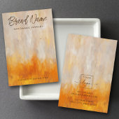 Couleurs Abstraites de l'automne carte d'affichage