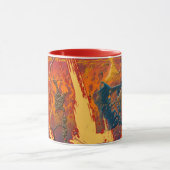 Couleurs Abstraites, tasse de café d'art (Centre)