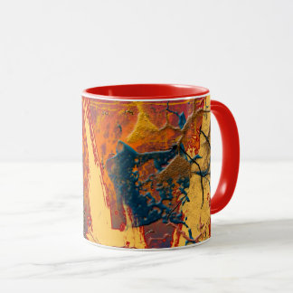 Couleurs Abstraites, tasse de café d'art