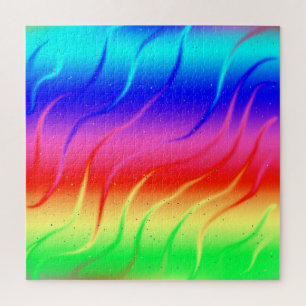 Couleurs Arc-en-ciel brillantes Puzzle