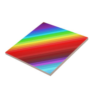 Couleurs arc-en-ciel Drapeau céramique Carreaux co